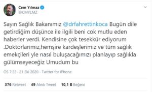 Bazı Kesimlerin Eleştirdiği Cem Yılmaz Sağlık Çalışanlarına Ücretsiz Gösteri Yapacak!