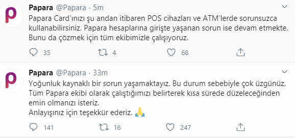 papara çöktü mü