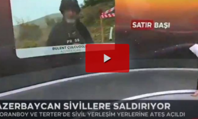 TRT'de Azerbaycan skandalı, Azerbaycan Sivillere Saldırıyor!