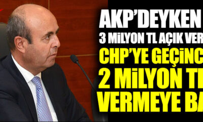 Ak partideyken her ay 3 milyon TL açık veren belediye! AK partide krizler bitmiyor!