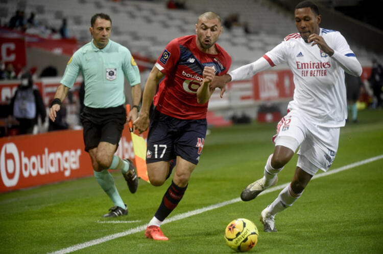 Burak Yılmaz Lille'de yine sahnede Yusuf Yazıcı Sinirlendi!