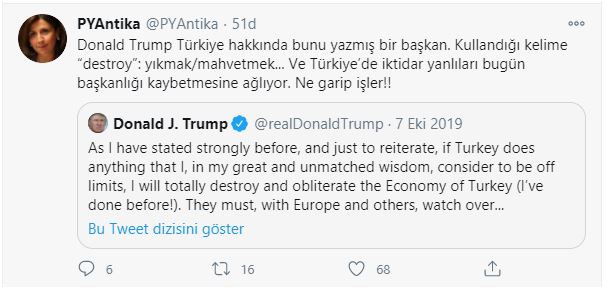 Trump için Medya'da üzülen AK partili Trump Türkiye için ne dedi?