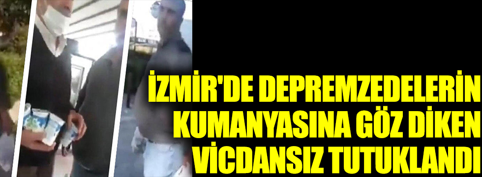 Yavuz Şimşek isimli şahıs deprem bölgesinde bedava aldığı yiyecekleri satarken yakalandı!