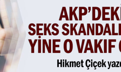 Ak Parti'de taciz skandalı altından bakın kim çıktı