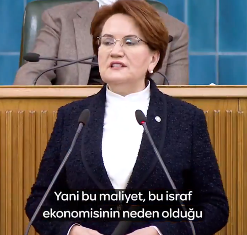 Meral Akşener: Bizim planımız' da yandaş hükumetin yaptığı gibi yandaşlık yoktur!