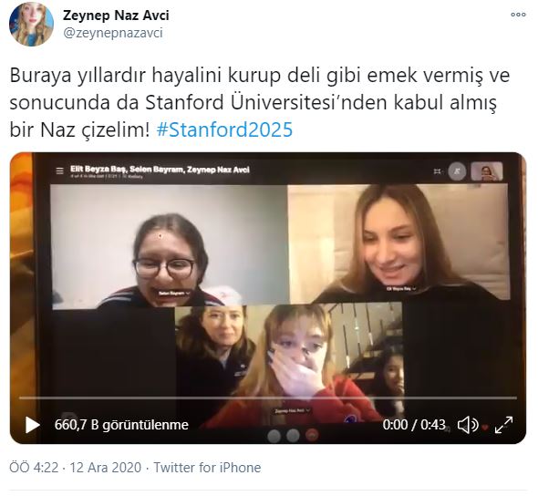 Zeynep Naz Avcı’nın Sevinç çığlıkları hayaline kavuştu