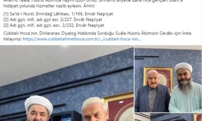 Cübbeli Ahmet'in ziyareti cemaati ayağa kaldırdı: Hurma pazarlamacısı fırıldak ile ne işin var? Cübbeli Ahmet Hoca isimli kişinin  Vatan Haini Said Nursi'nin talebeleri için'de olan Hoca ile buluşması kendi cemaati için'de tartışmalara sebep oldu. Cübbelinin buluştuğu kişi daha önce Fetö ile anılmıştı!