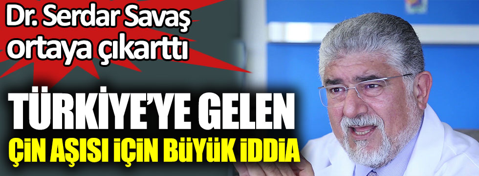 Türkiye’ye gelen korona aşısı için büyük iddia Dr. Serdar Savaş ortaya çıkarttı Korona aşısın 'da rüşvet!