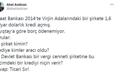 Ziraat Bankası’ndan Virjin adalarına korkunç para transferi ortaya çıktı 1,6 milyar dolar kime gitti!