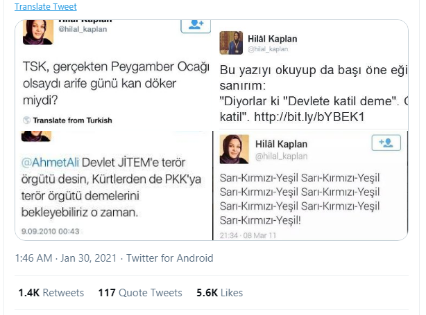 İsmail Saymaz Hilal Kaplanı geçmişte Fetö ve PKK'ya ne mesajları var hilal kaplan kim ki?