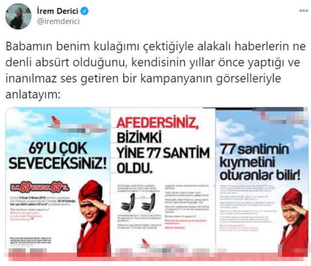 İrem Dericiden Mastürbasyon itirafı sonrası babası tarafından uyarıldı!