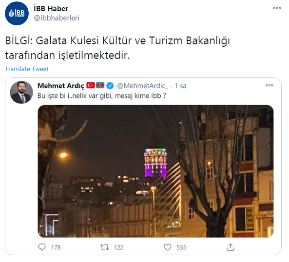 Ak partili Mehmet Ardıç rezil oldu! Galata kulesi eleştirdi ardından mesajı sildi!