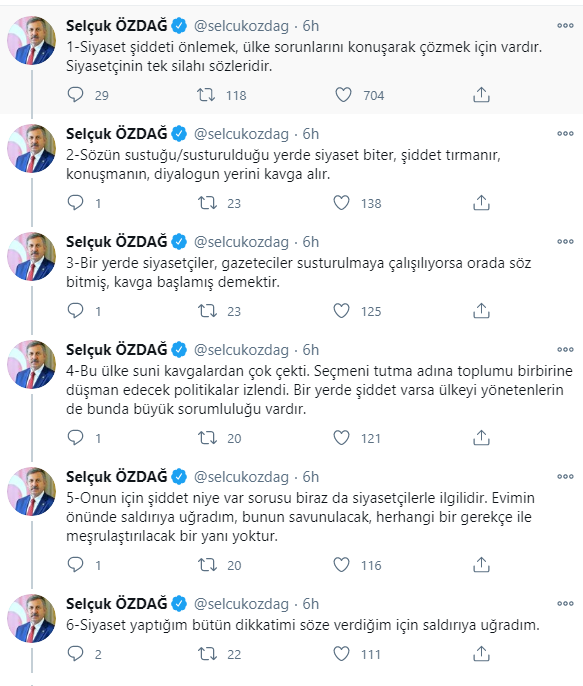 Selçuk Özdağ, İçişleri Bakanı Süleyman Soylu silahlı saldırı için tepkisel demesi skandal!