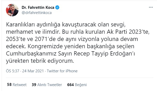 Fahrettin Koca istifa etmeyi düşünüyor musunuz? Düşünmeyin edin!