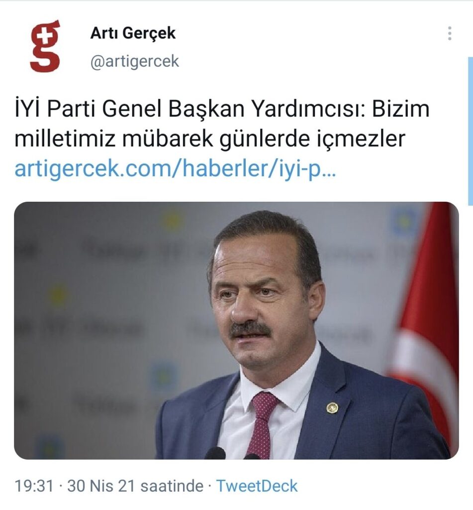 İYİ Parrtili Yavuz Ağıralioğlu: Yeni Akit Gazetesi rezil etti, Fena yakaladı!