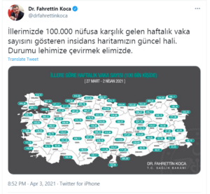 ak parti kongre korona Fahrettin koca