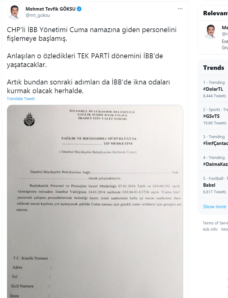 Anlaşılan o özledikleri TEK PARTİ dönemini İBB'de yaşatacaklar.