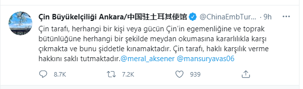 Çin Büyükelçisi için harekete geçildi Akşener ve Mansur Yavaş'ı Tehdit Etmişlerdi!