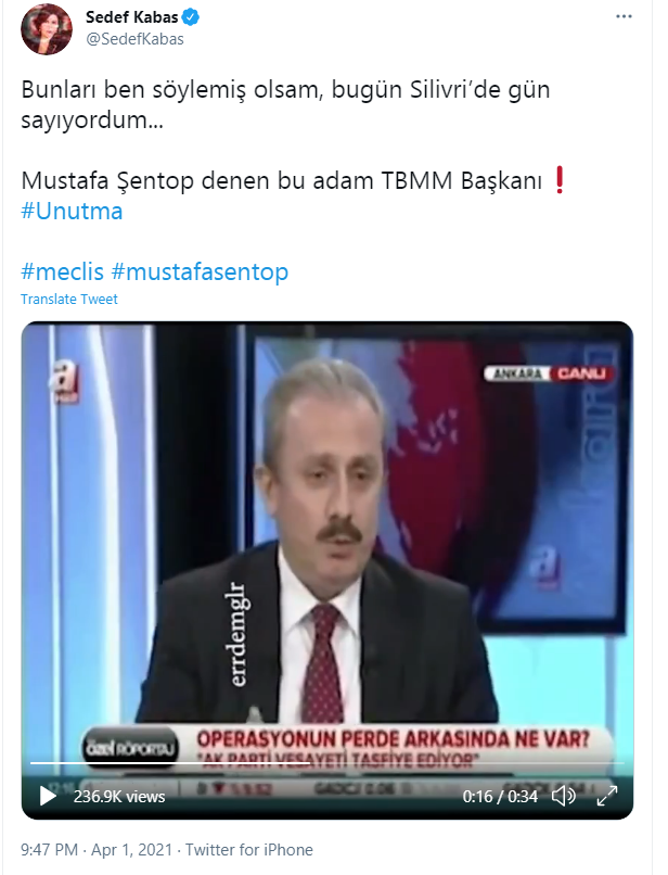 Mustafa Şentop'un görüntülerini paylaştı Fetöyü öven konuşmaları