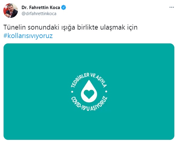 Sağlık Bakanlığı'ndan koronavirüs aşısıyla ilgili tanıtım klibi hafif yan etkileri var!