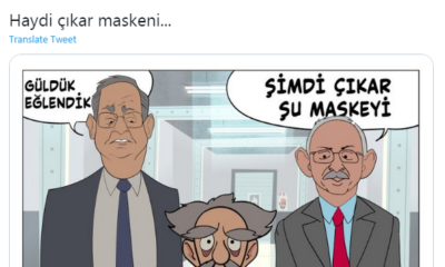 CHP'den Ak Partiye olay cevap Haydi çıkar maskeni, Ak partinin yapmış olduğu video youtube'da dislike tepkisi gelmeye devam ederken CHP'den ŞOK BİR CEVAP GELDİ, GÜLDÜK EĞLENDİK ŞİMDİ ÇIKAR MASKENİ DEDİ VE MASKENİN ARDINDA CUMHURBAŞKANI ERDOĞAN ÇIKTI!