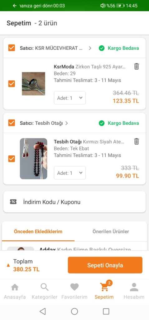 Trendyol siparişlerine dikkat! Ürün toplamından daha pahalı! Usulsüz fiyat artışı!