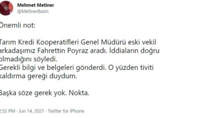 Metiner Ak Partili bürokratların çift maaş almasını eleştirdi , geri adım attı, hesabını kapattı