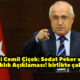 Ak Partili Cemil Çiçek: Sedat Peker ve HDP ile Ortaklık Açıklaması!