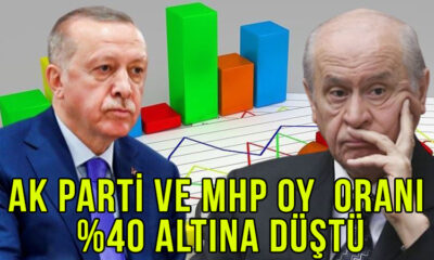 Dünyaca ünlü platform bu anketi paylaştı! Ak Parti ve MHP'de Oy Kaybı %40 altına düştüler!