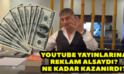 Sedat Peker'in 30 günlük Youtube video görüntüleri toplamı 105 milyon!