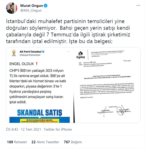 Ak parti yalanları