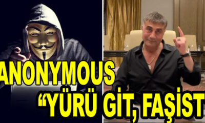 Anonymous Hacker grubu Sedat Peker'in o sözlerine yanıt gecikmedi: Yürü git, faşist