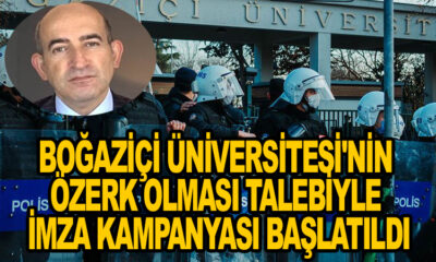 Boğaziçi Üniversitesi'nin özerk olması talebiyle imza kampanyası başlatıldı! Ak Partili Melih Bulu'ya Şok!