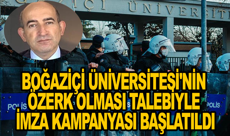 Boğaziçi Üniversitesi'nin özerk olması talebiyle imza kampanyası başlatıldı! Ak Partili Melih Bulu'ya Şok!