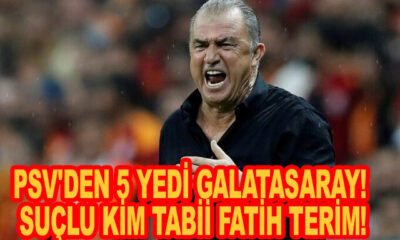 PSV'den 5 yedi Galatasaray! Suçlu kim tabii Fatih Terim!