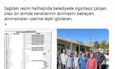 Ak Partili Tatvan Belediyesi'ndeki işe alımlarda yapılan torpillere ait liste yayınladı!