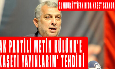 Sedat Peker'den, Ak Partili Metin Külünk'e 'Kaseti yayınlarım' tehdidi! Cumhur İttifakı'nda skandallar bitmiyor!