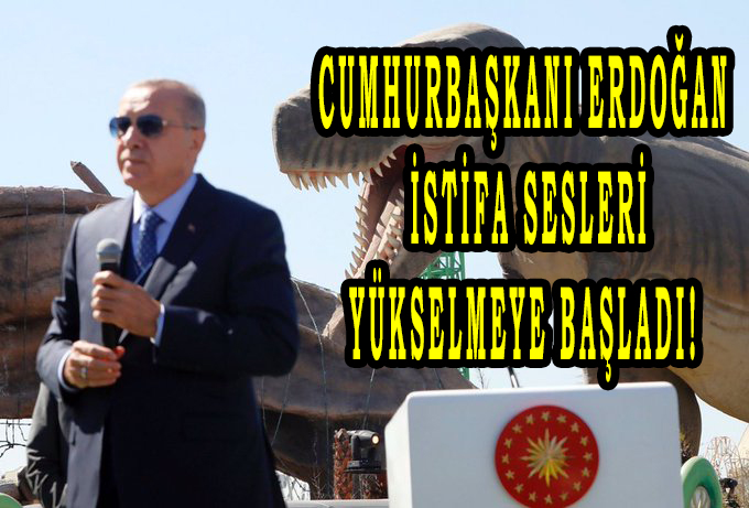 Cumhurbaşkanı Erdoğan istifa sesleri yükselmeye başladı!