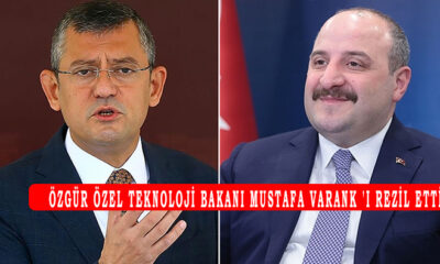 Özgür Özel Teknoloji Bakanı Mustafa Varank 'ı rezil etti!