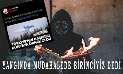 İktidar medyası A Haber'den tepki çeken haber, yangında müdahalede birinciyiz dedi vatandaş isyan etti!