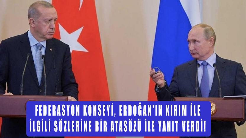 Federasyon Konseyi Uluslararası Komite Üyesi Sergei Tsekov , Cumhurbaşkanı Tayyip Erdoğan'ın