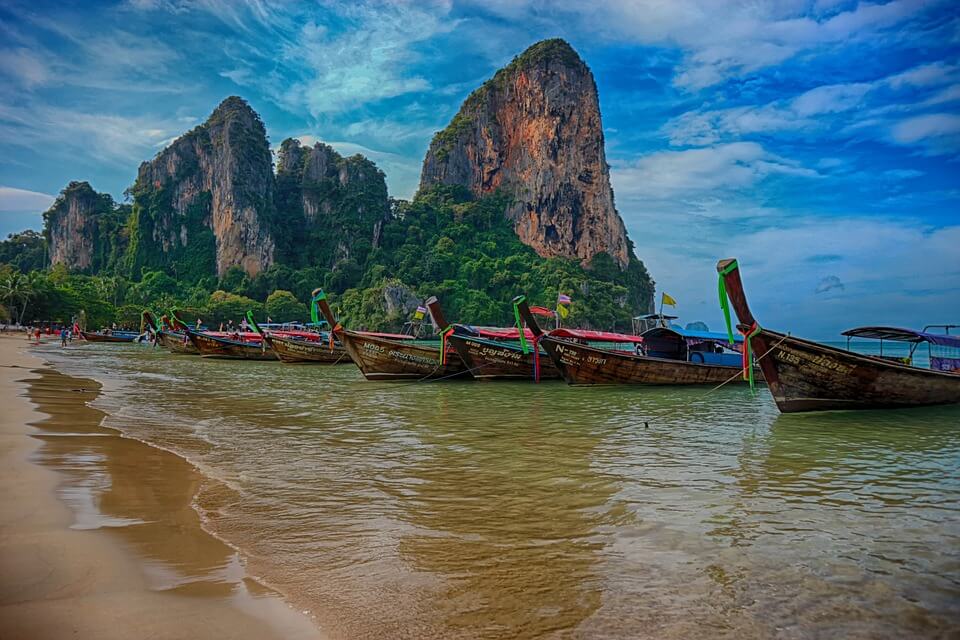 Railay Plajı, Tayland