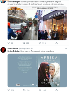 emine erdoğan afrika seyahatlerim