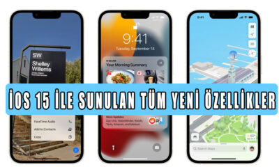 iOS 15 ile sunulan tüm yeni özellikler