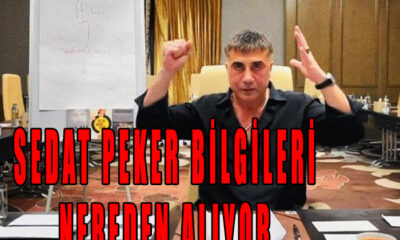 sedat peker bilgileri nereden alıyor