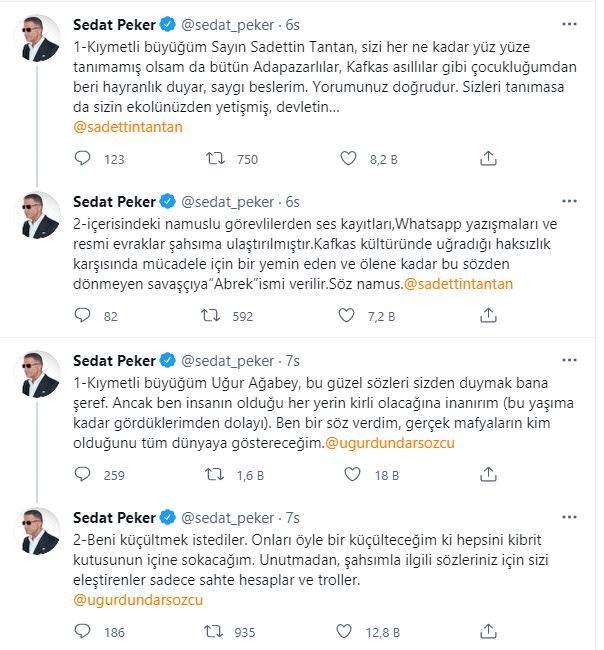 sedat peker bilgileri nereden alıyor