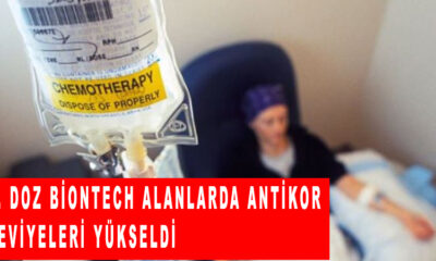 3. doz BioNTech alanlarda antikor seviyeleri yükseldi