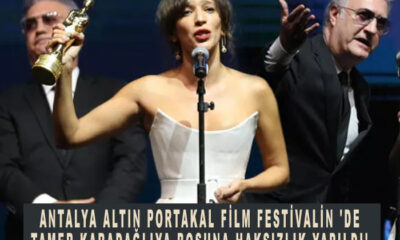 Antalya Altın Portakal Film Festivalin 'de Tamer Karadağlıya boşuna haksızlık yapıldı!