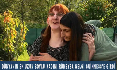 Dünyanın en uzun boylu kadını Rümeysa Gelgi Guinness'e girdi