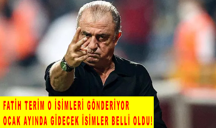 Şanslarını kullanamadılar! Fatih Terim o isimleri gönderiyor, ocak ayında gidecek isimler belli oldu!